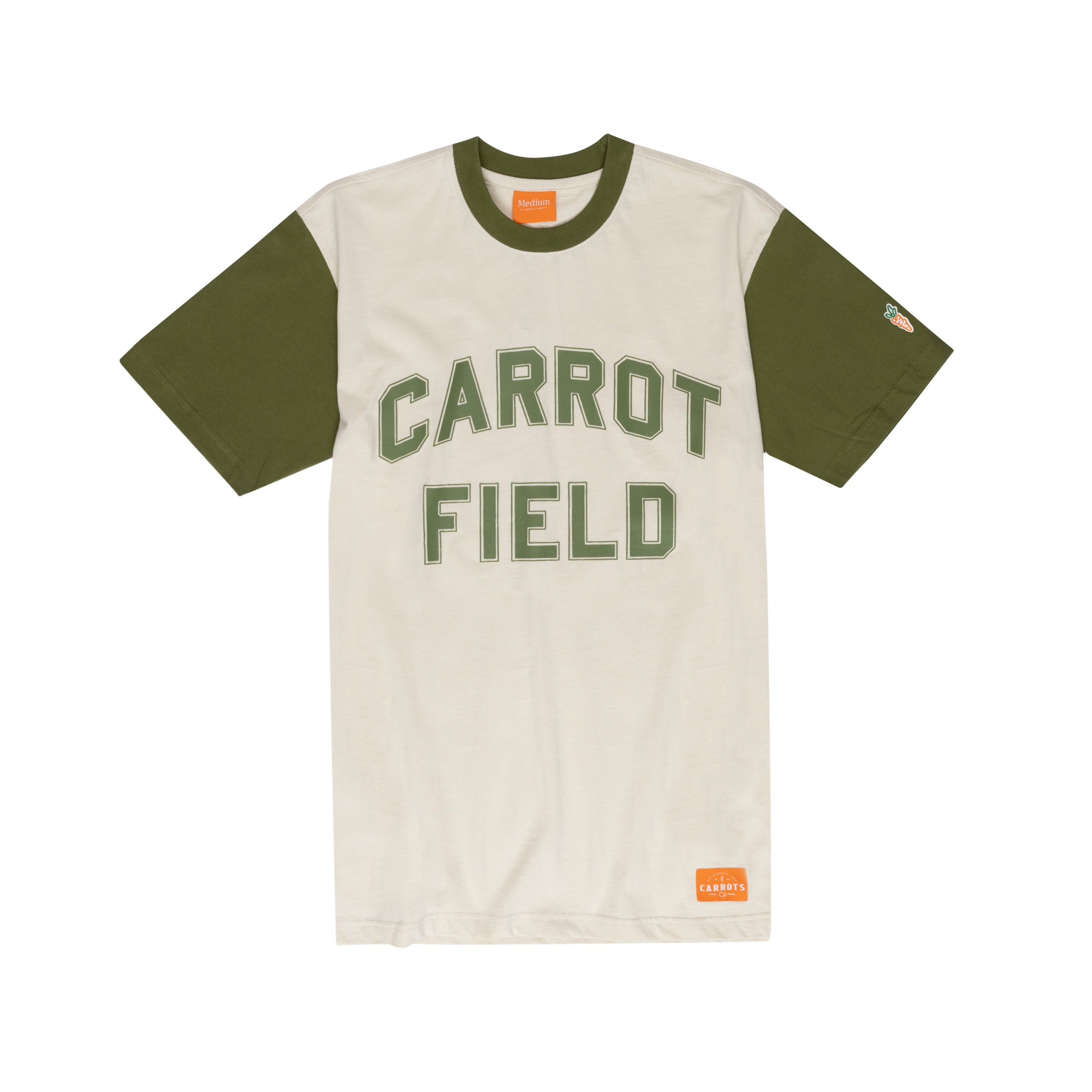 CARROT FIELD TEE - OLIVE