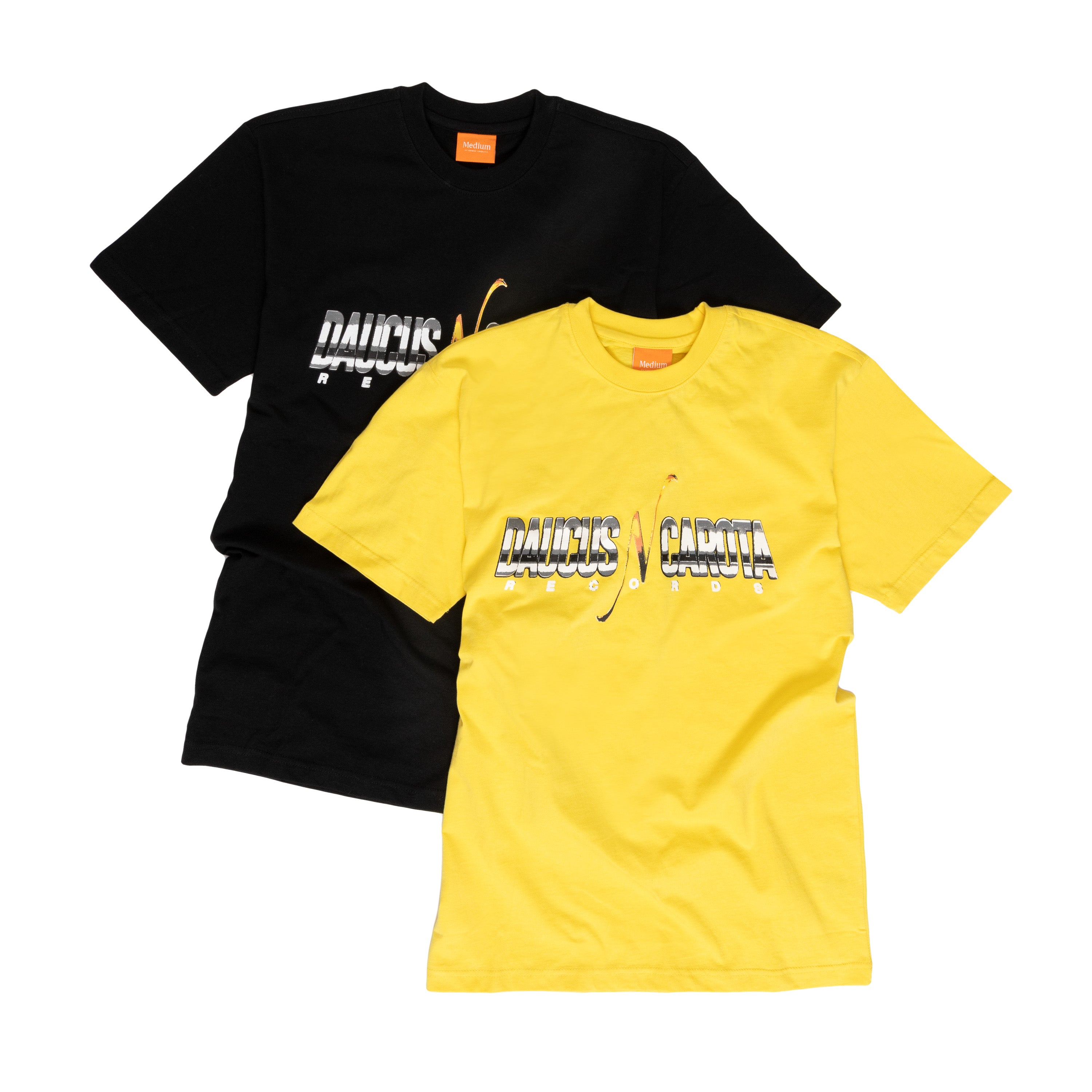 CAROTA RECORDS TEE - YELLOW