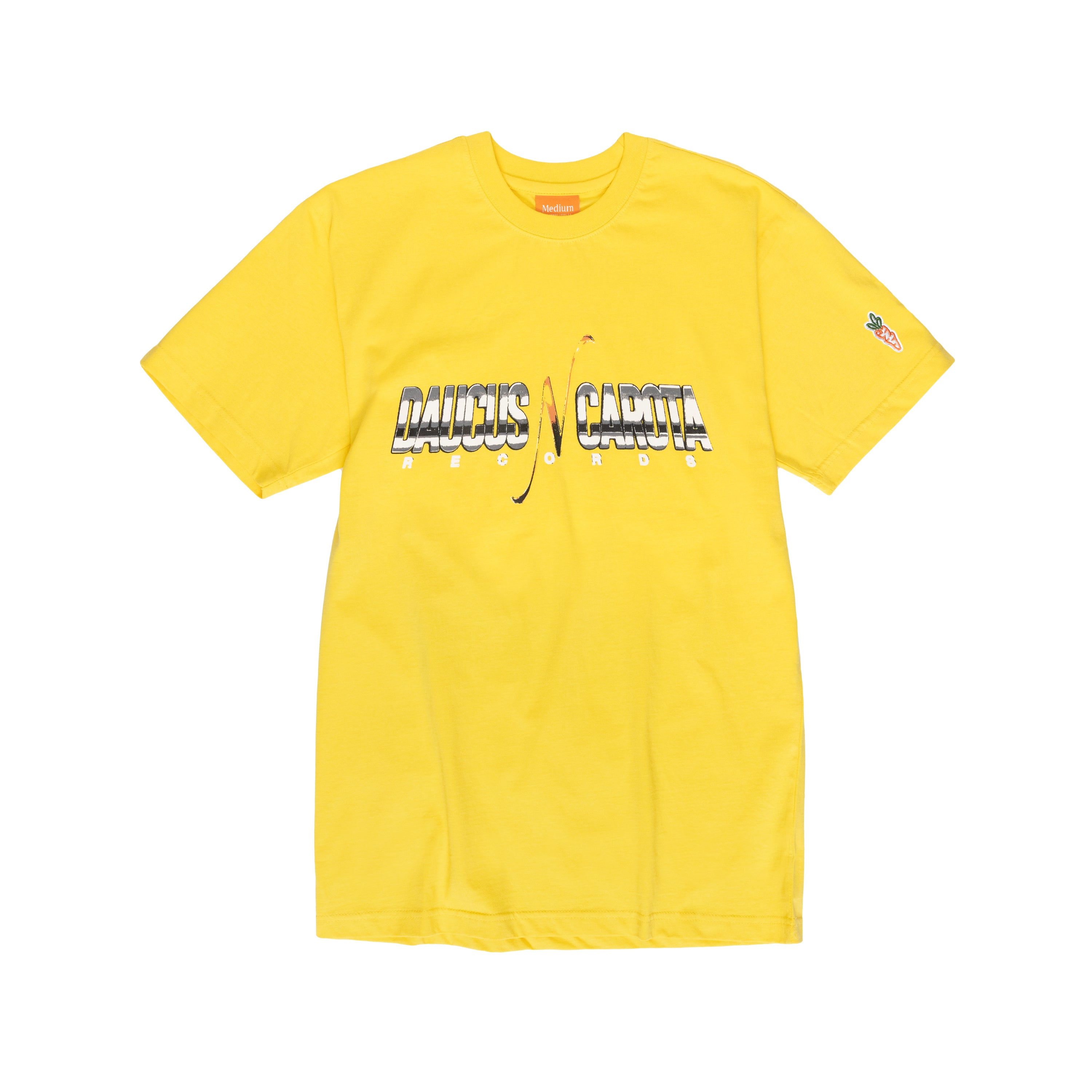 CAROTA RECORDS TEE - YELLOW