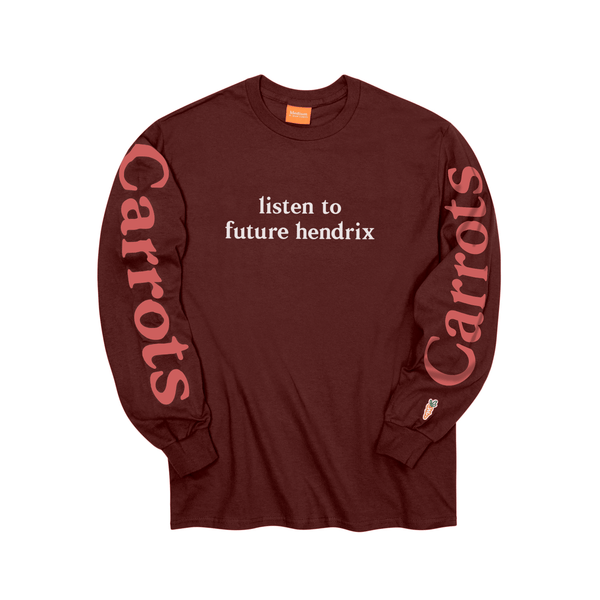 Thumbnail of LISTEN TO FUTURE LONGSLEEVE SHIRT - BURGUNDY