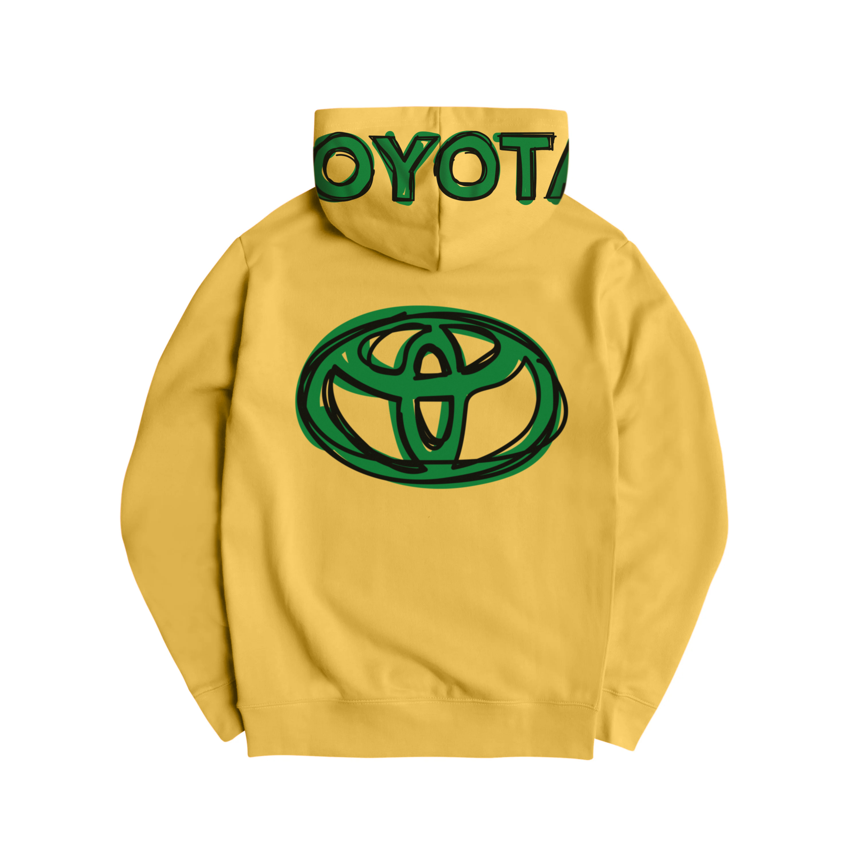 WORDMARK HOODIE - YOLK YELLOW