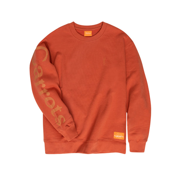 WORDMARK CREWNECK SWEATSHIRT - ORANGE, FW23