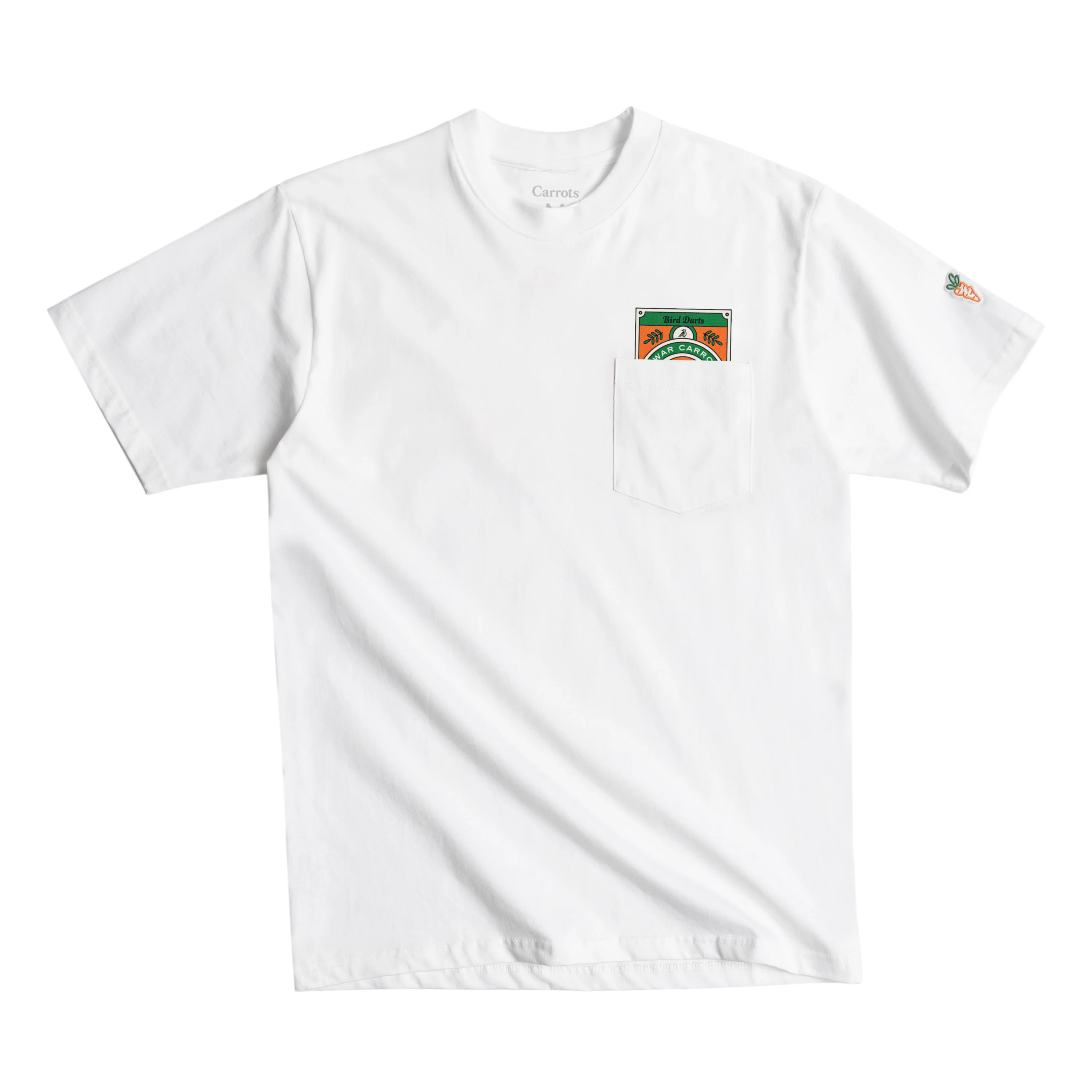 CARROTS BIRD DARTS POCKET TEE - WHITE