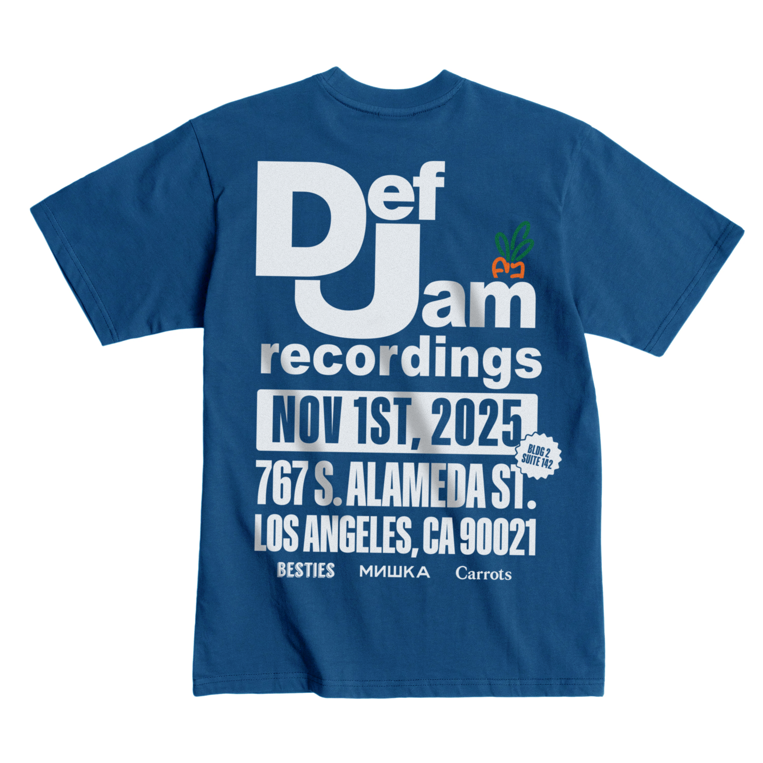 CARROTS CATTLE COMPOST TEE - DODGER BLUE