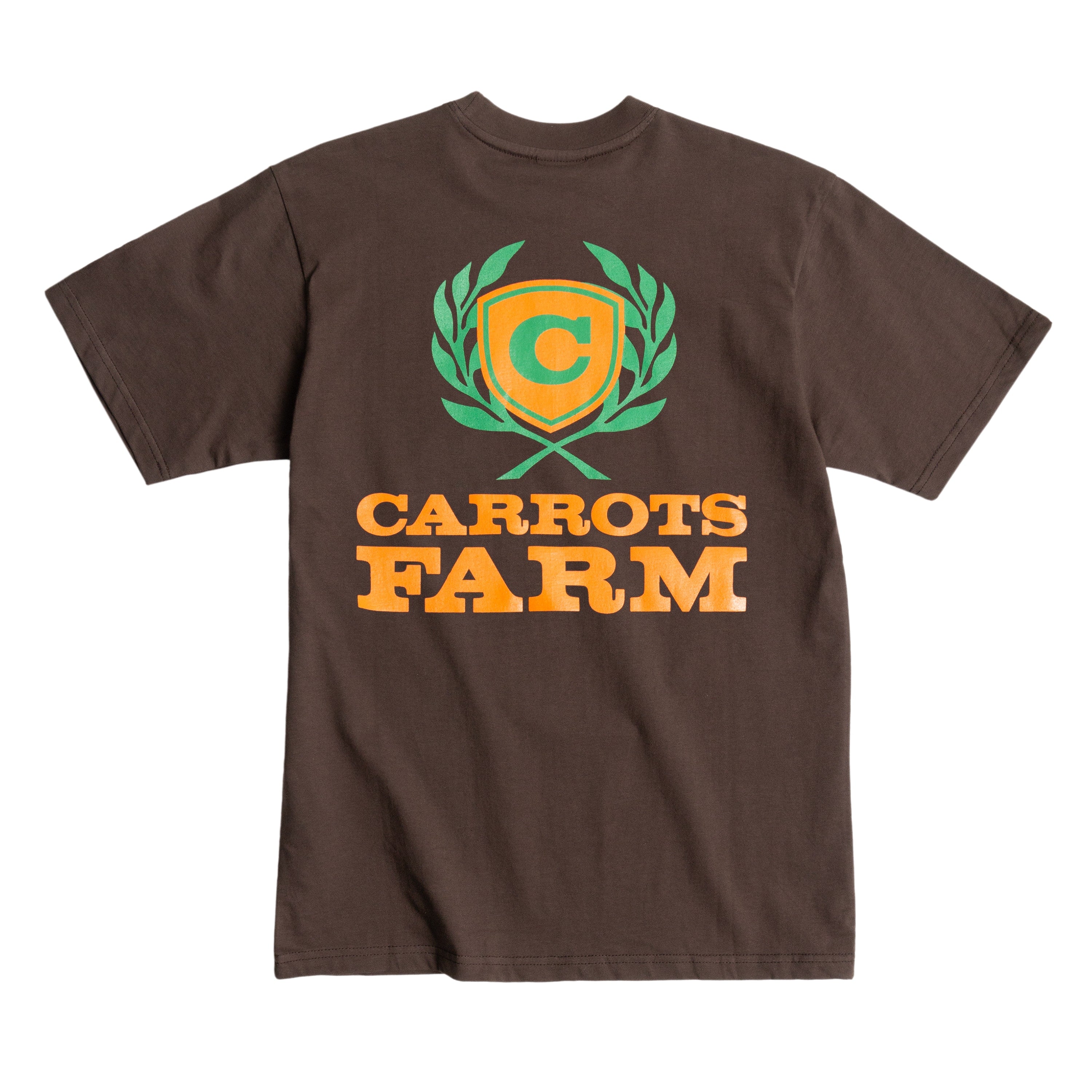 CARROTS FARM TEE - BROWN