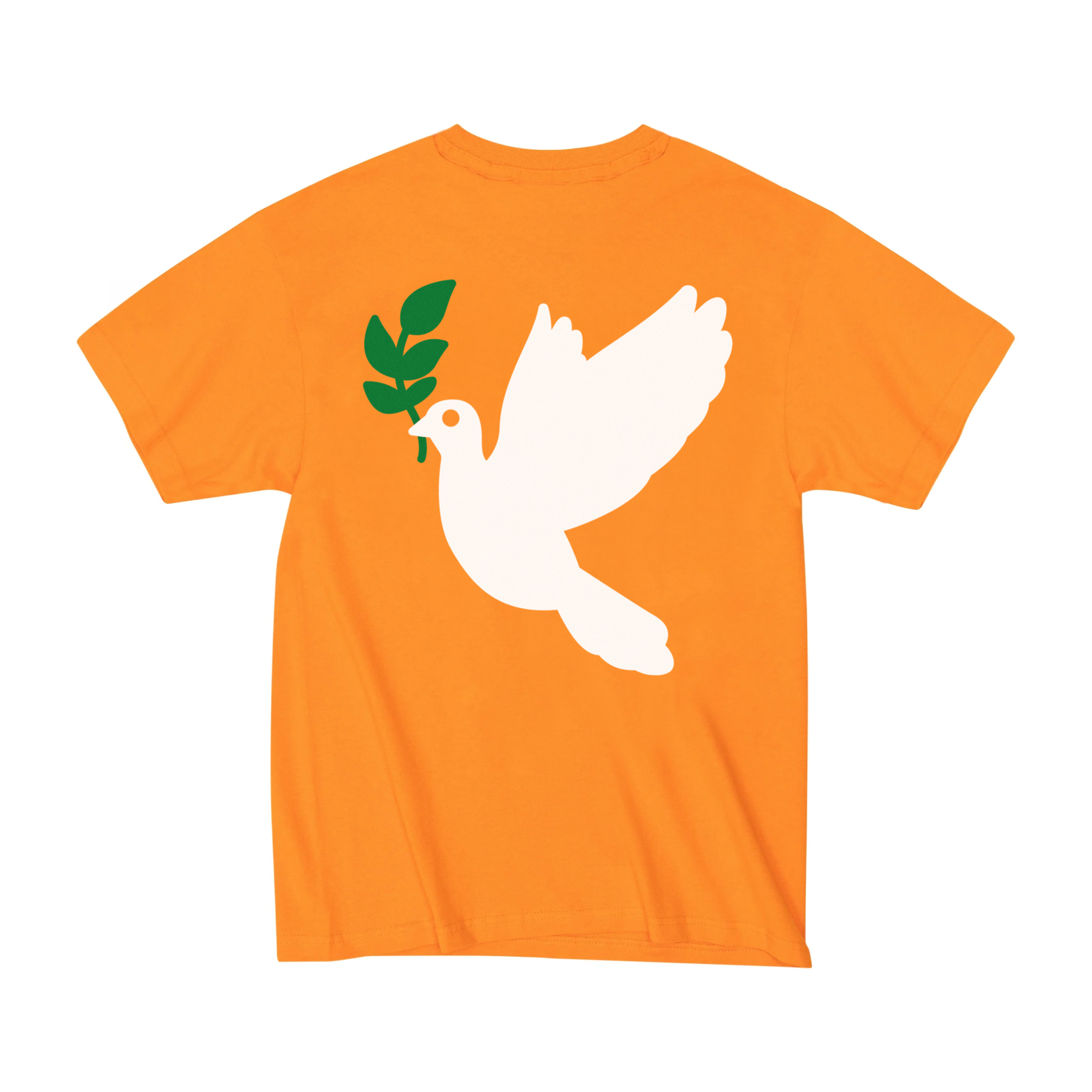 DOVES IN A TUNNEL TEE - ORANGE