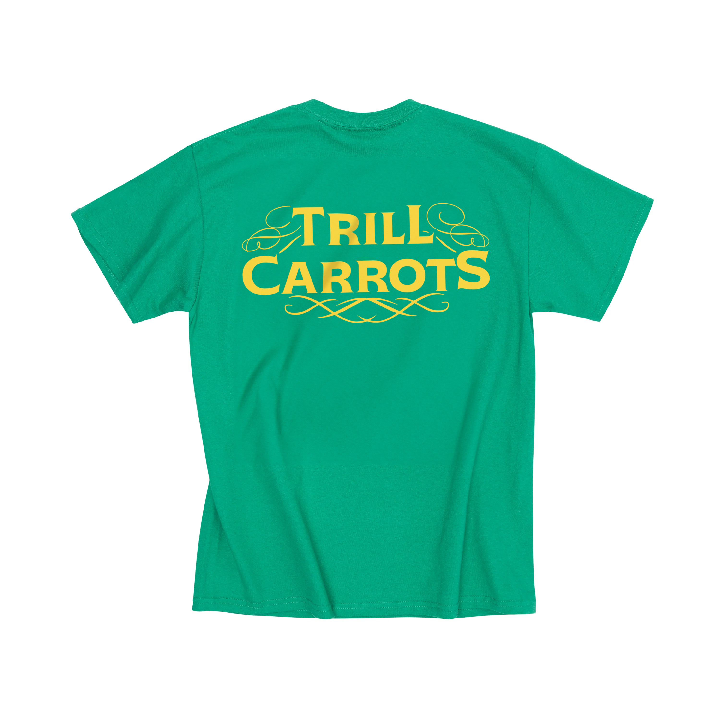 Trill Carrots Tee - Pea Green