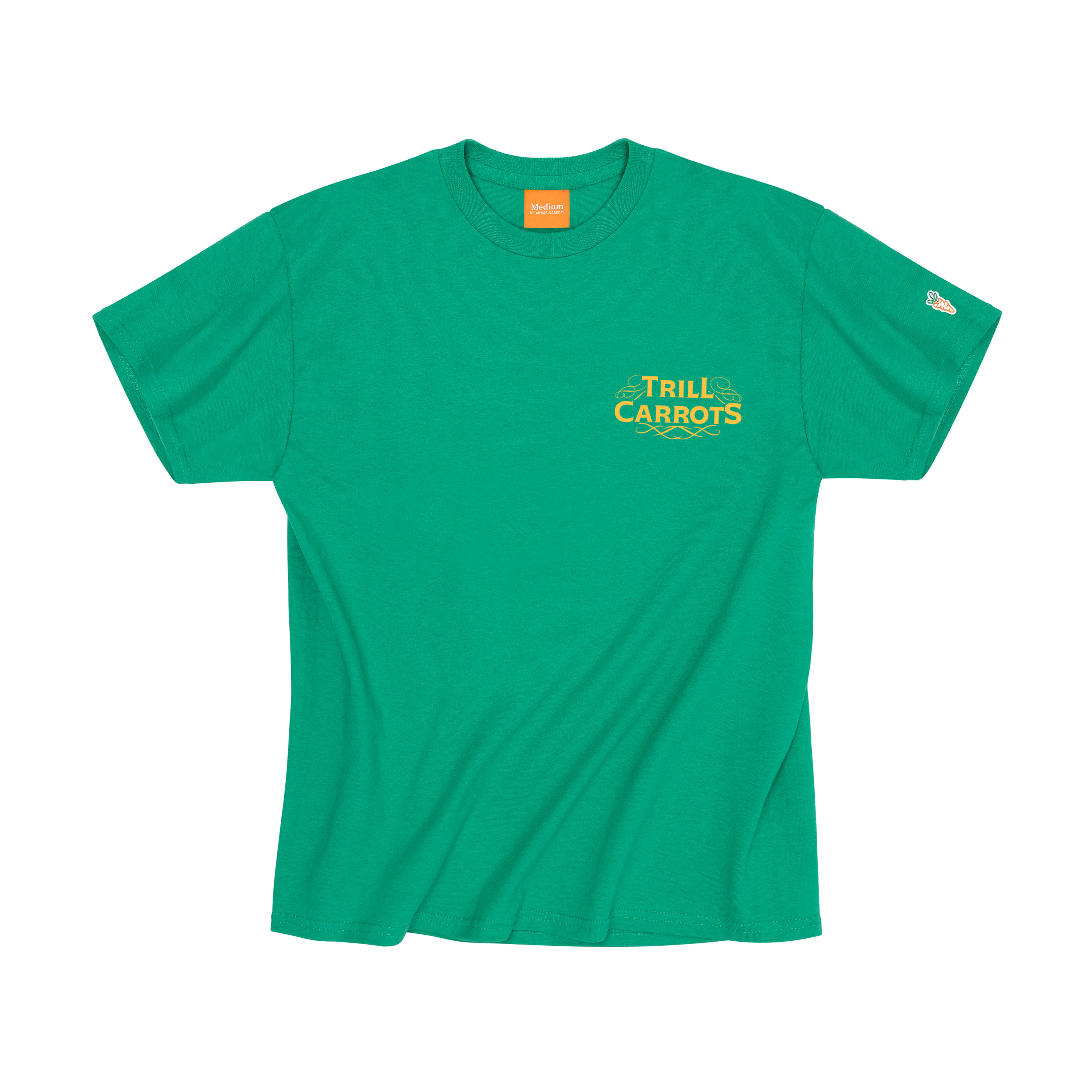 Trill Carrots Tee - Pea Green