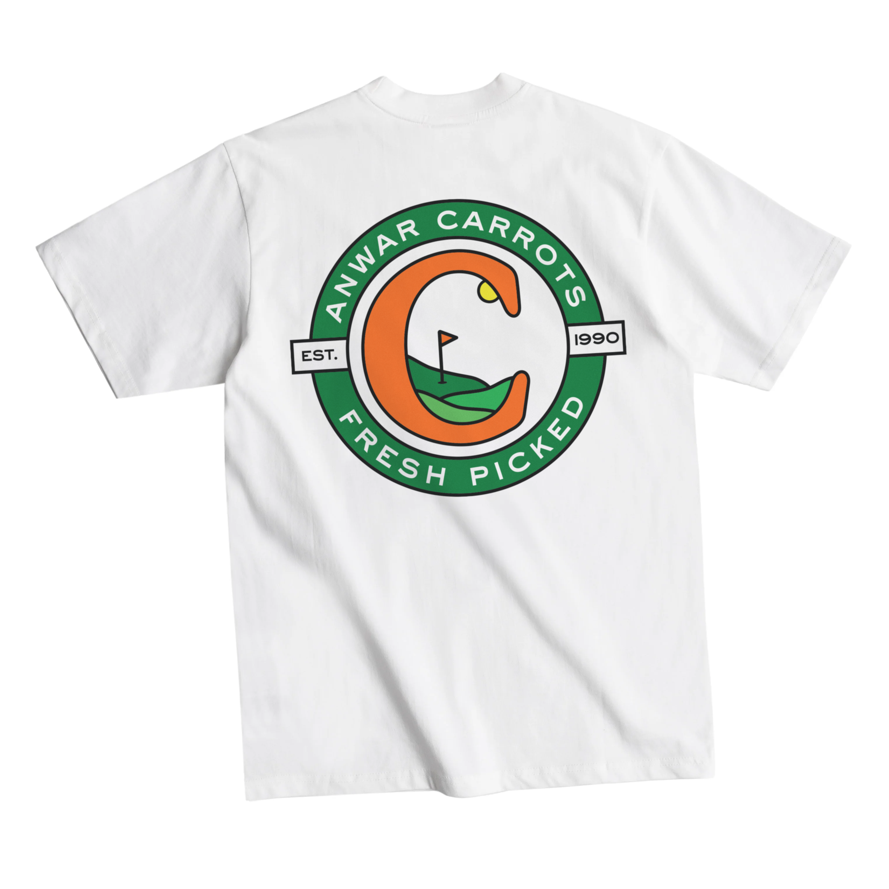 CARROTS BIRD DARTS POCKET TEE - WHITE