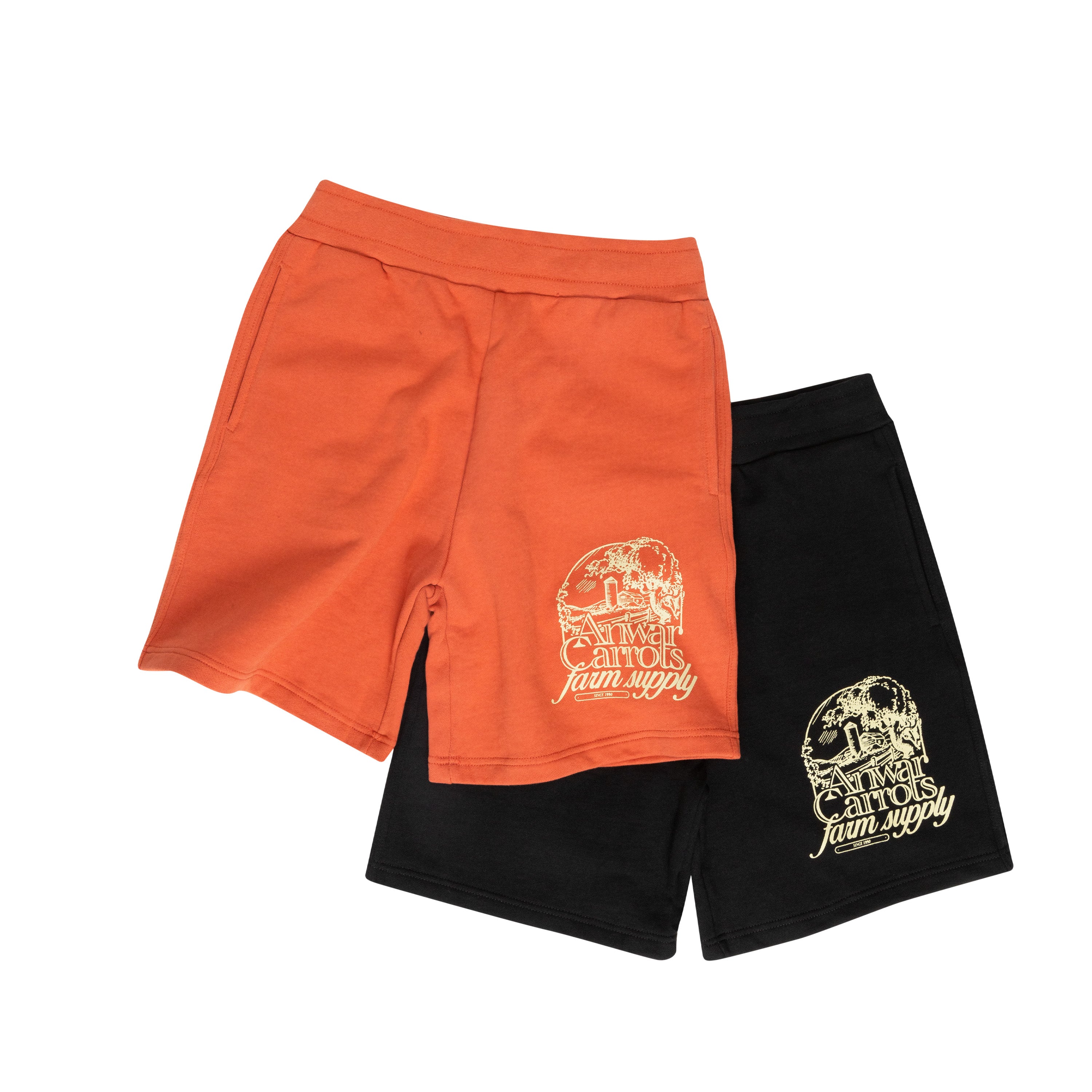 FARM SUPPLY SWEATSHORTS - BLACK