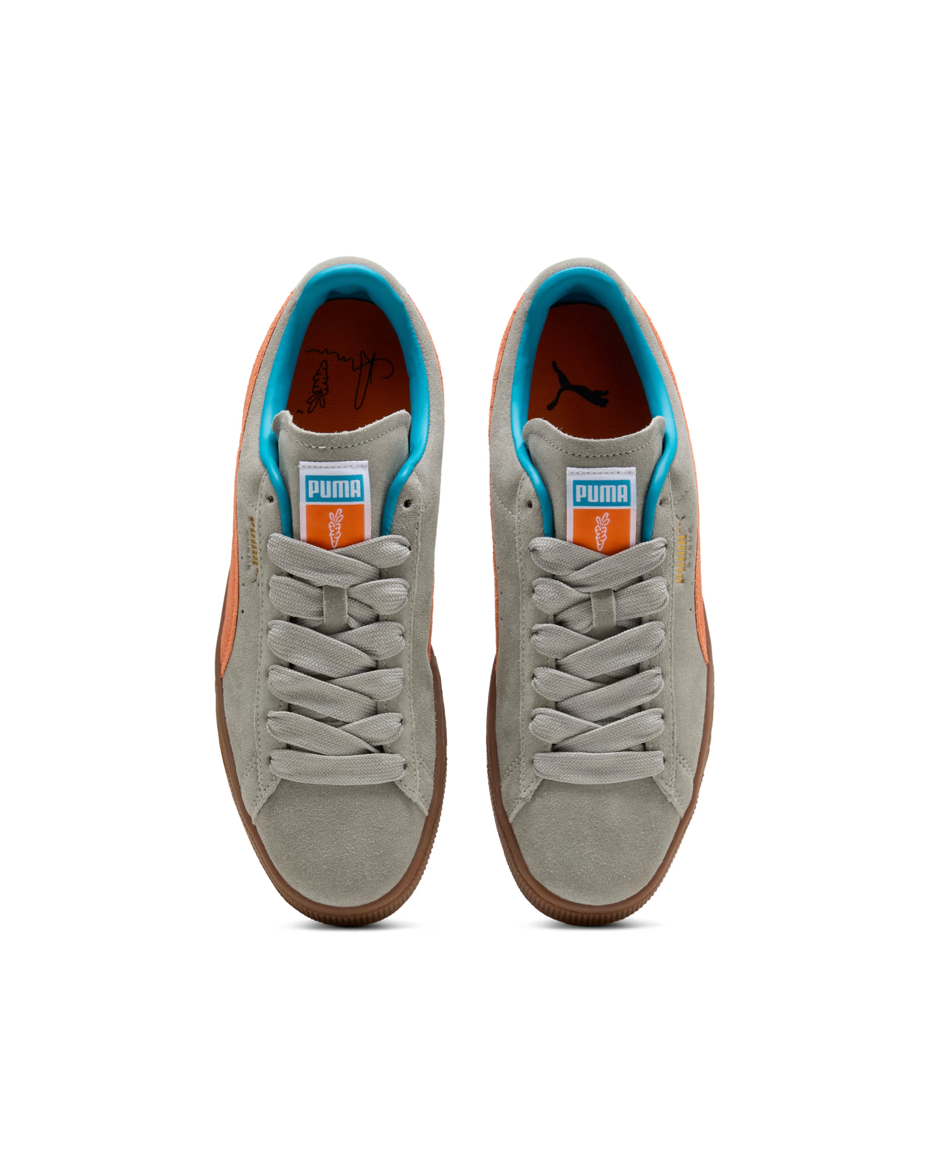 Carrots by Anwar Carrots PUMA Suede - Smokey Gray / Rickie Orange
