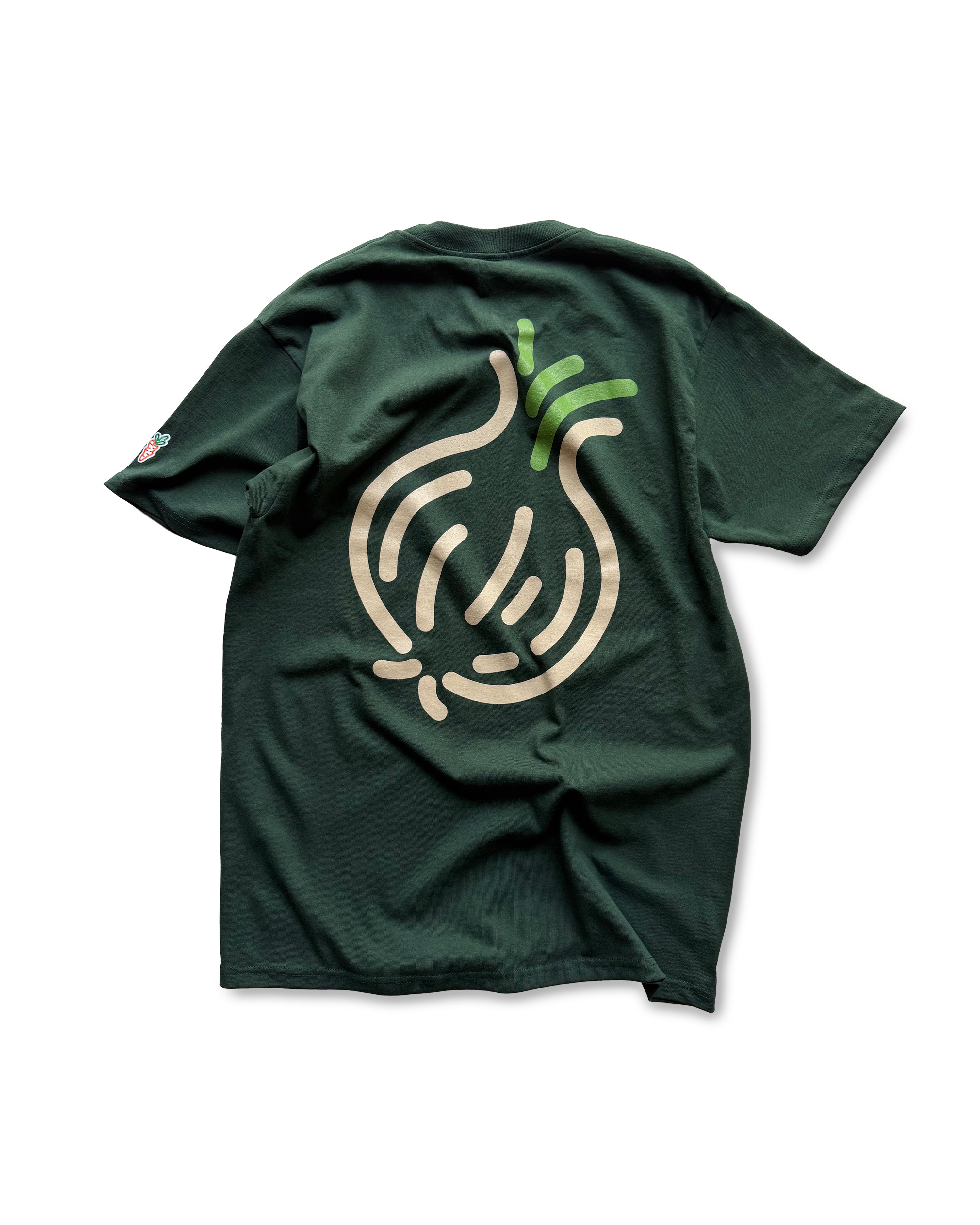 Onions Wordmark Tee - Forest