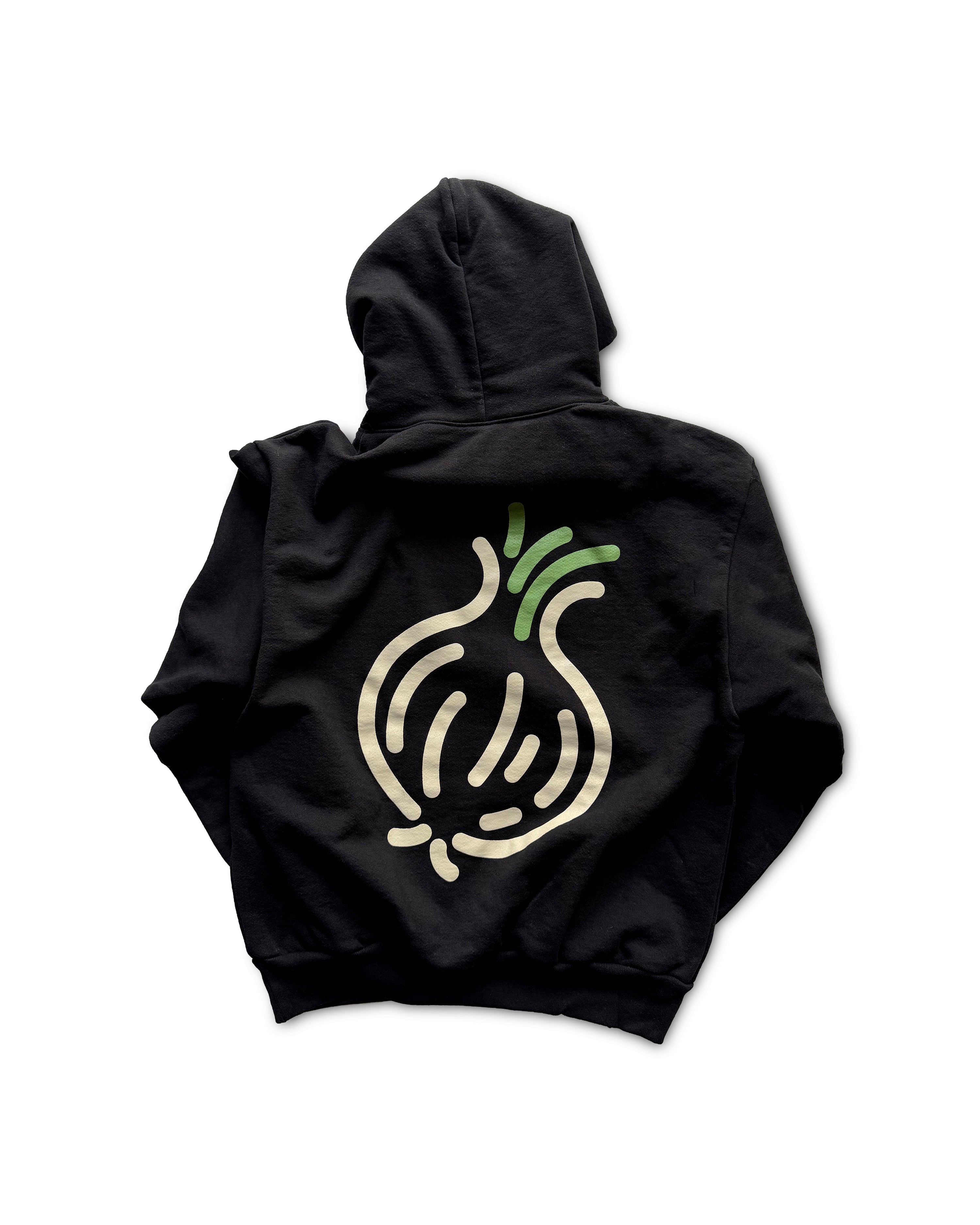 Onions Wordmark Hoodie - Black