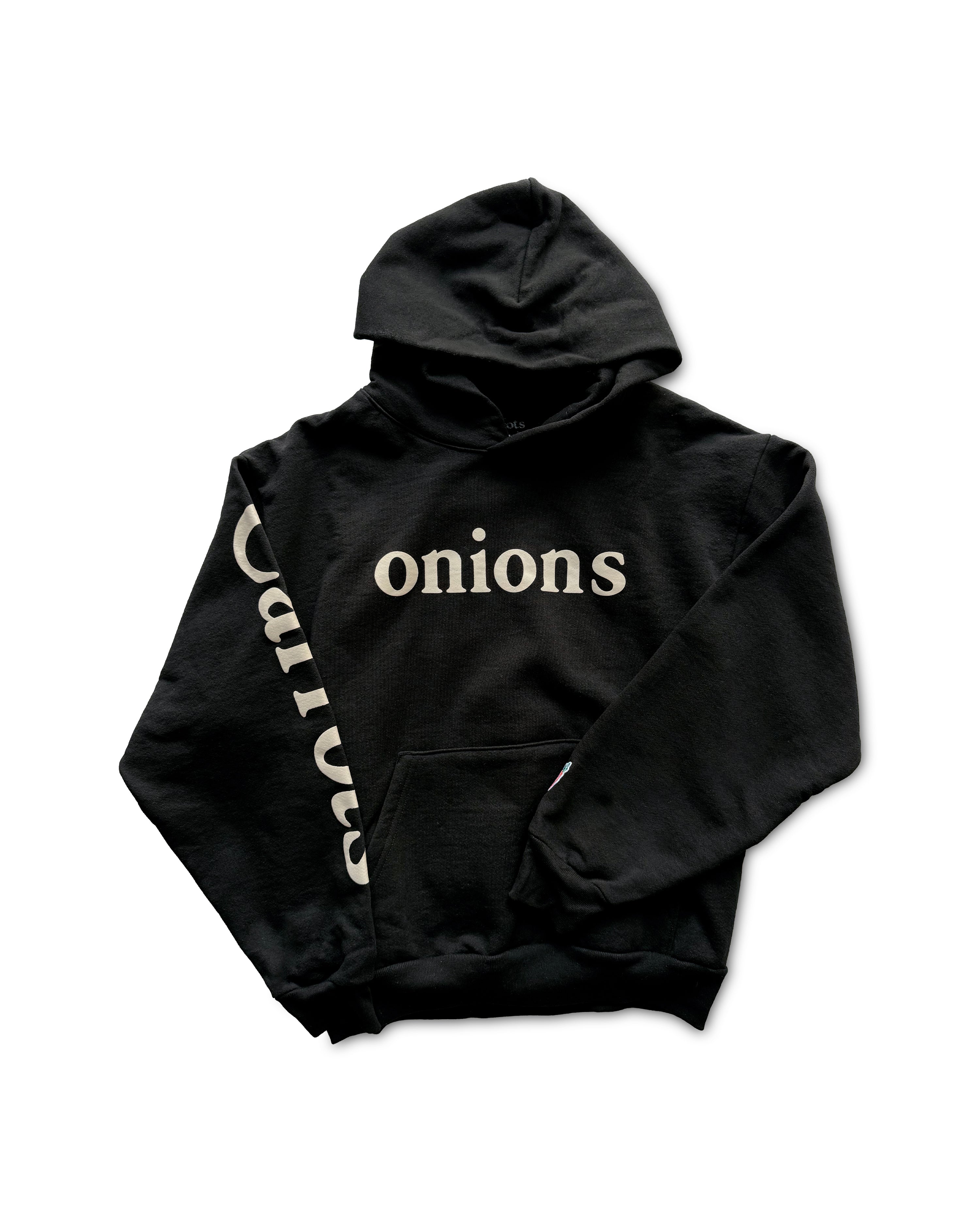 ONIONS WORDAMRK HOODIE - BLACK | Carrots by Anwar Carrots