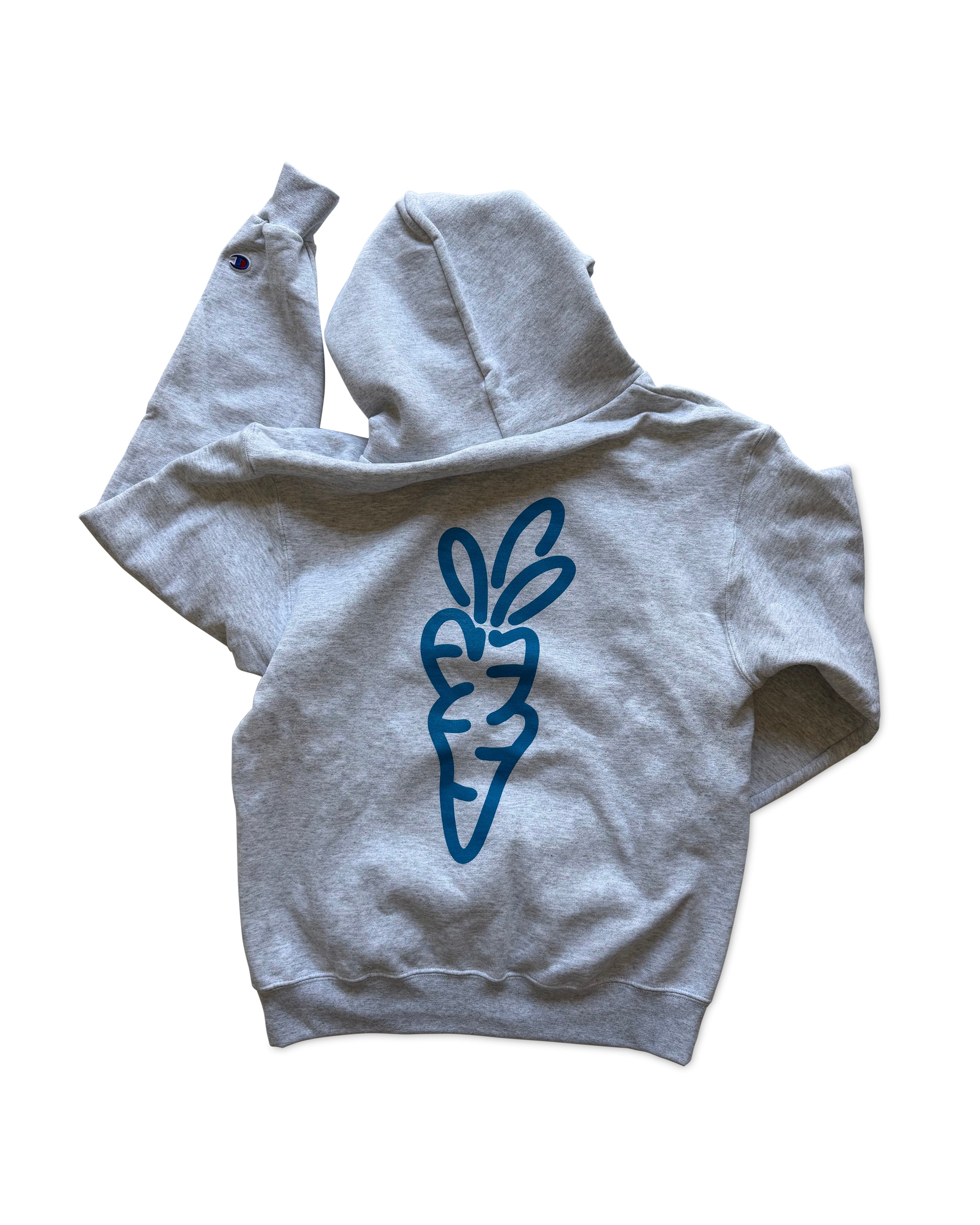 Wordmark Champion Hoodie - Ash